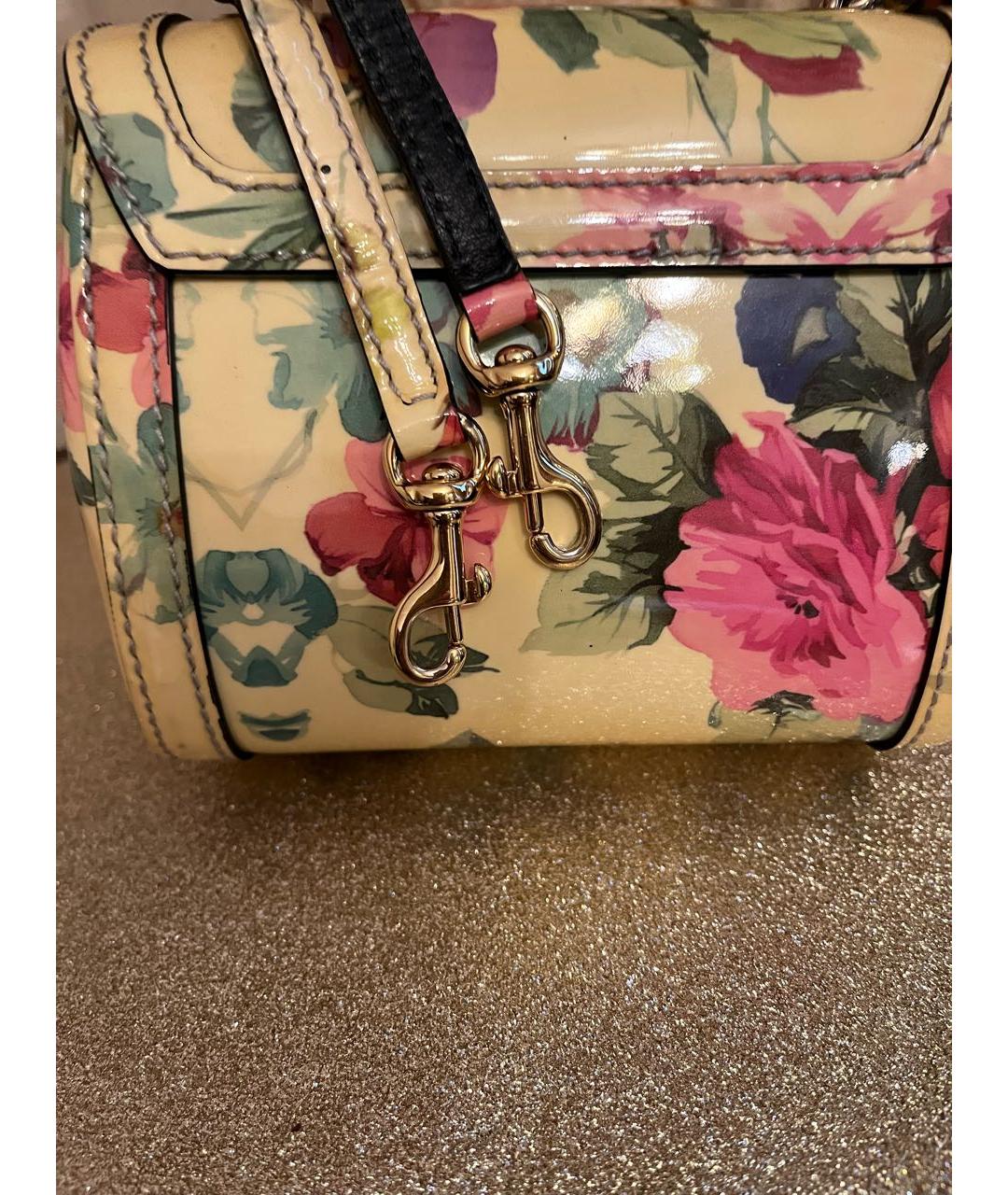 DOLCE&GABBANA Мульти сумка с короткими ручками из лакированной кожи, фото 5