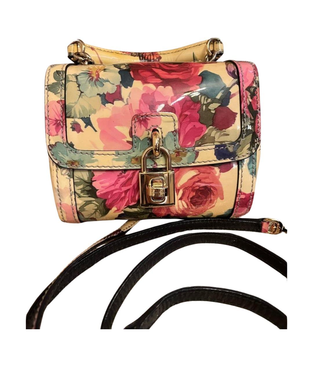 DOLCE&GABBANA Мульти сумка с короткими ручками из лакированной кожи, фото 7