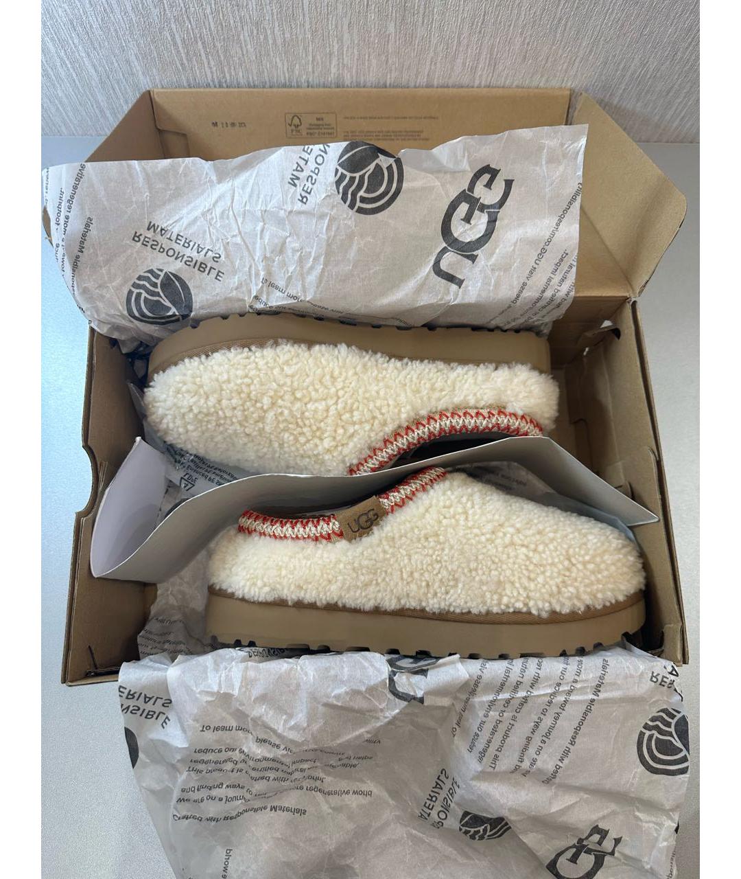 UGG AUSTRALIA Белые сабо, фото 6