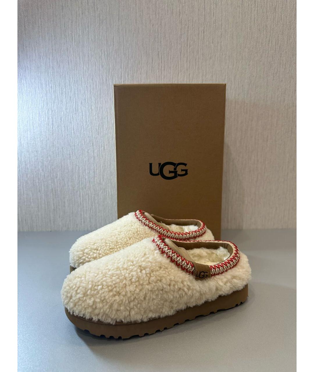 UGG AUSTRALIA Белые сабо, фото 2