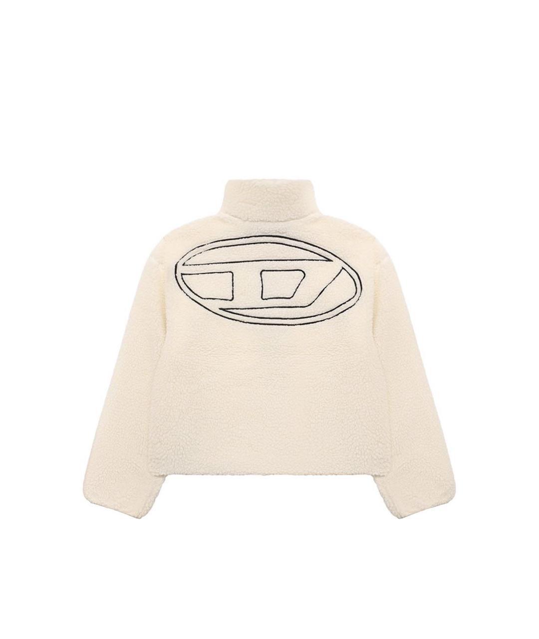 DIESEL Бежевая полиэстеровая куртка, фото 2