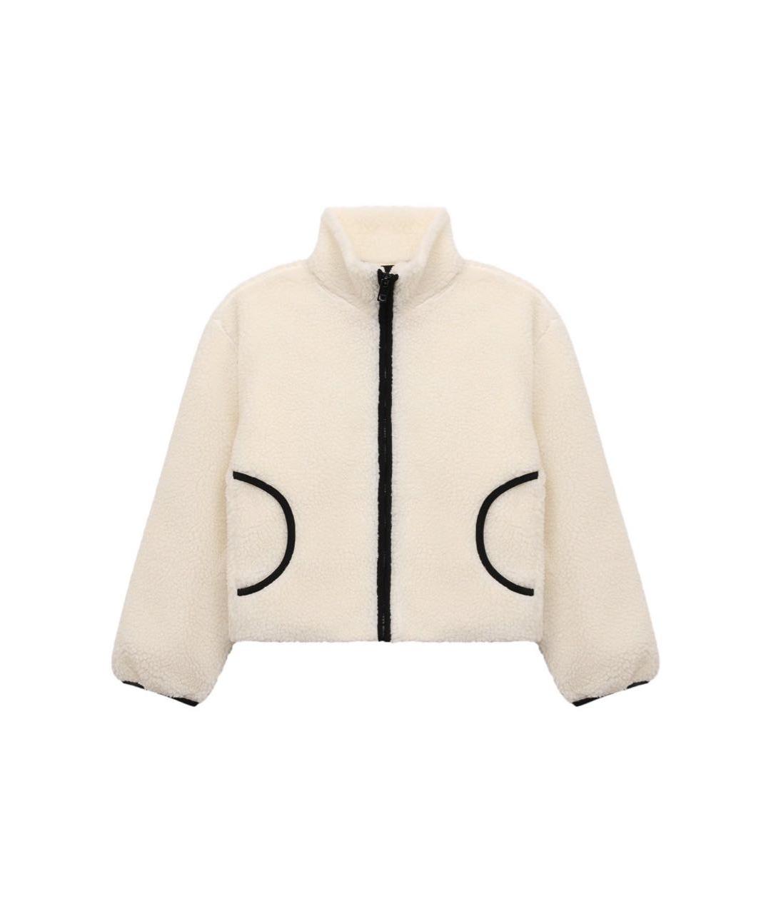 DIESEL Бежевая полиэстеровая куртка, фото 1