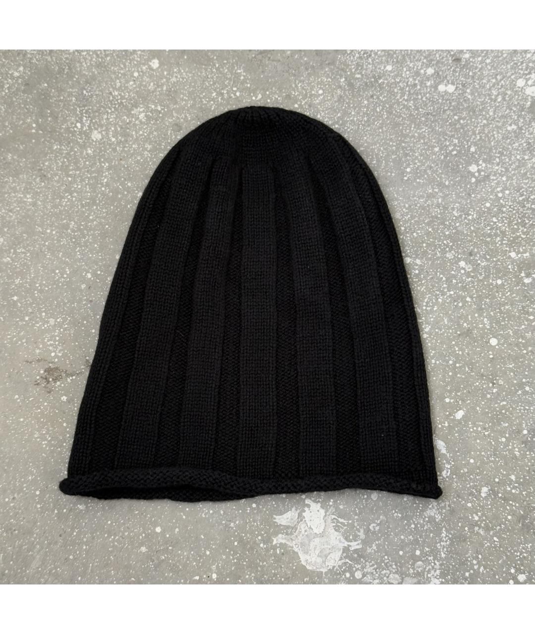 DOLCE&GABBANA Черная кашемировая шапка, фото 3