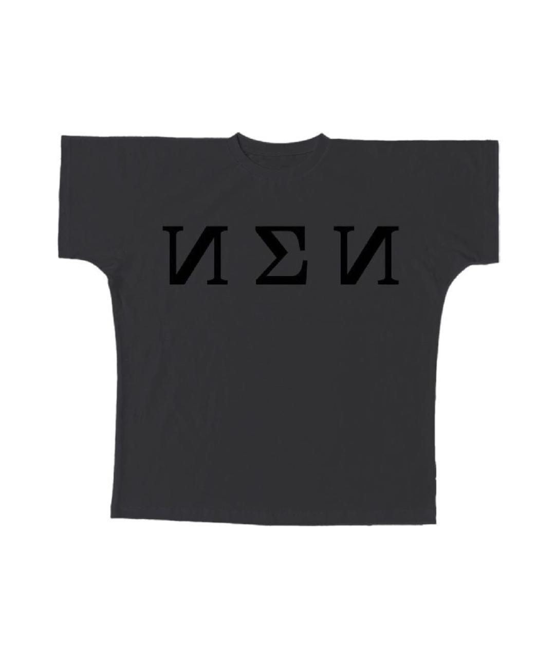 YEEZY Черная хлопковая футболка, фото 1