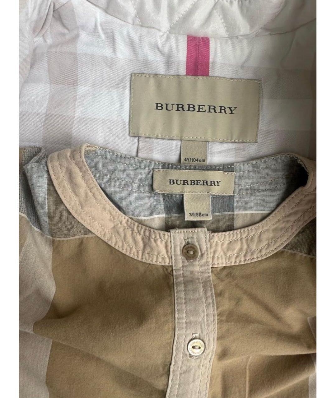 BURBERRY Хлопковый комплект, фото 3