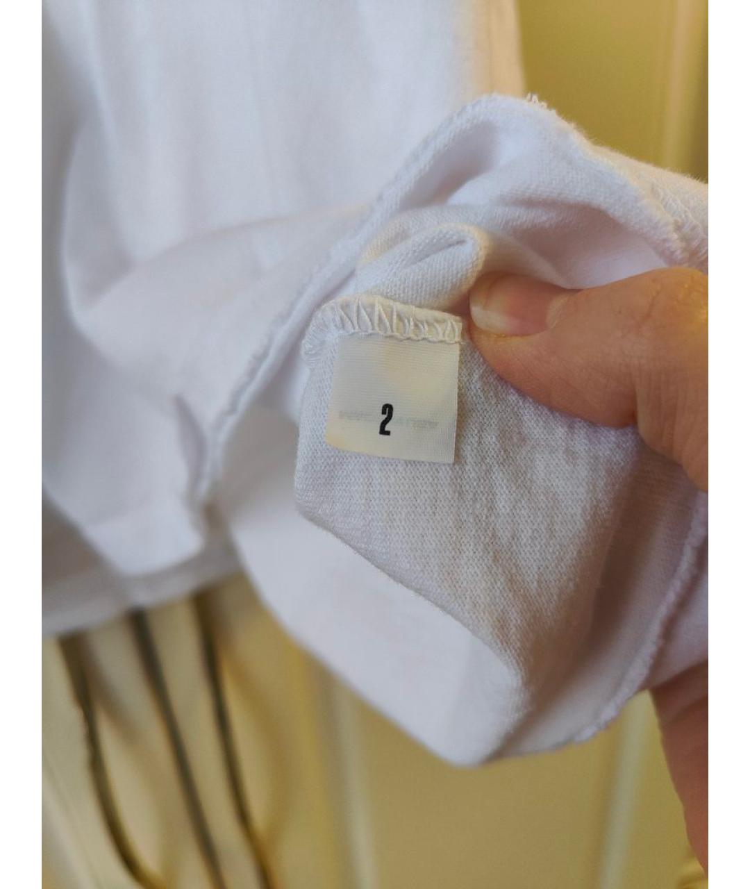 YEEZY Белая хлопковая футболка, фото 3