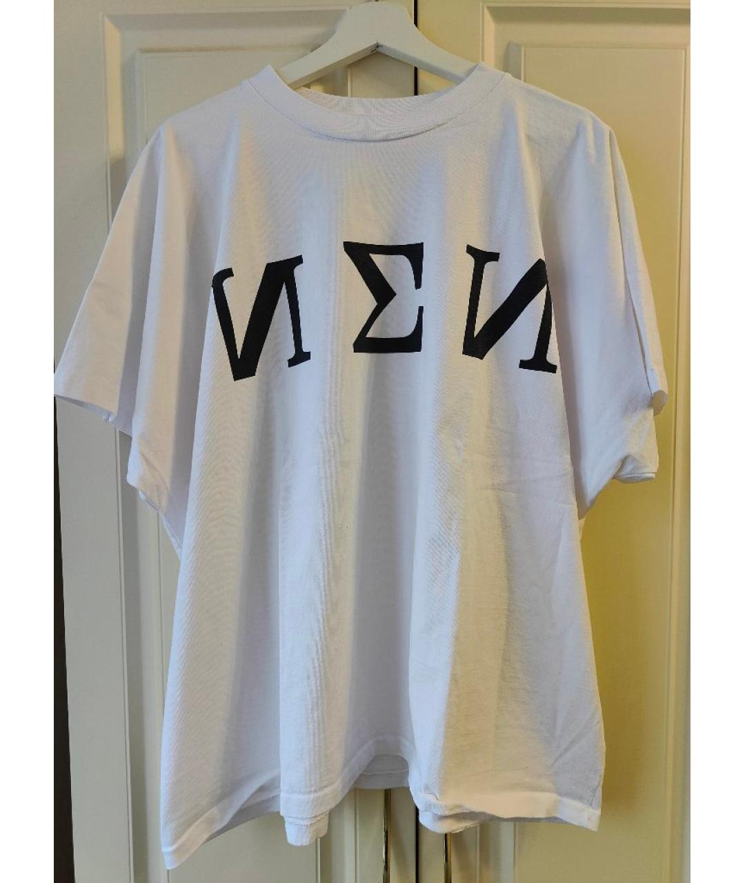 YEEZY Белая хлопковая футболка, фото 2