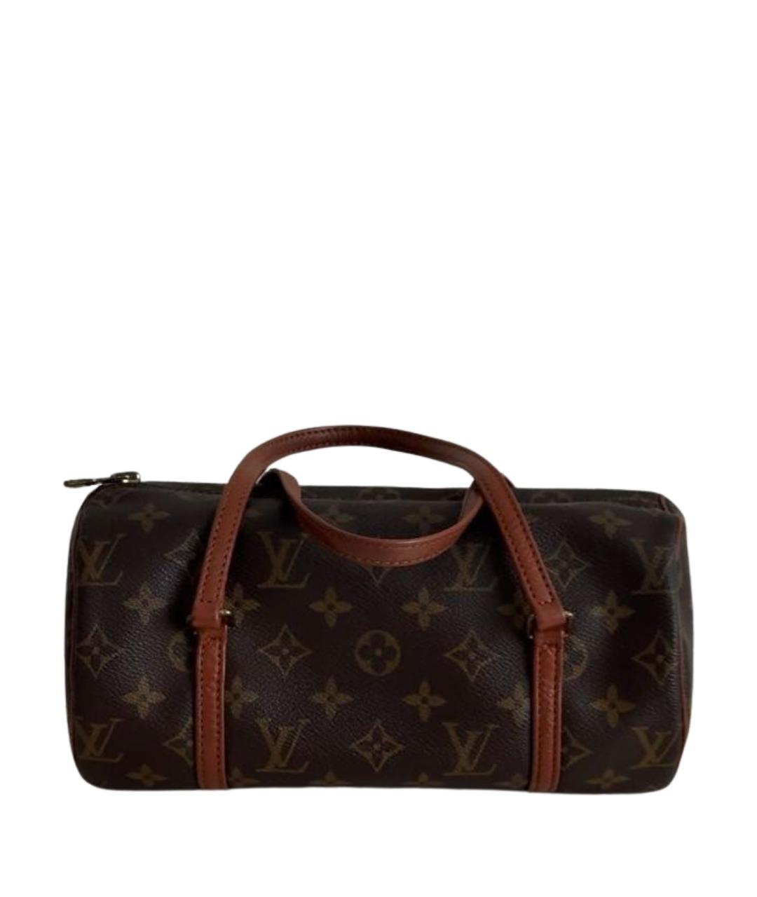 LOUIS VUITTON Коричневая сумка с короткими ручками, фото 1