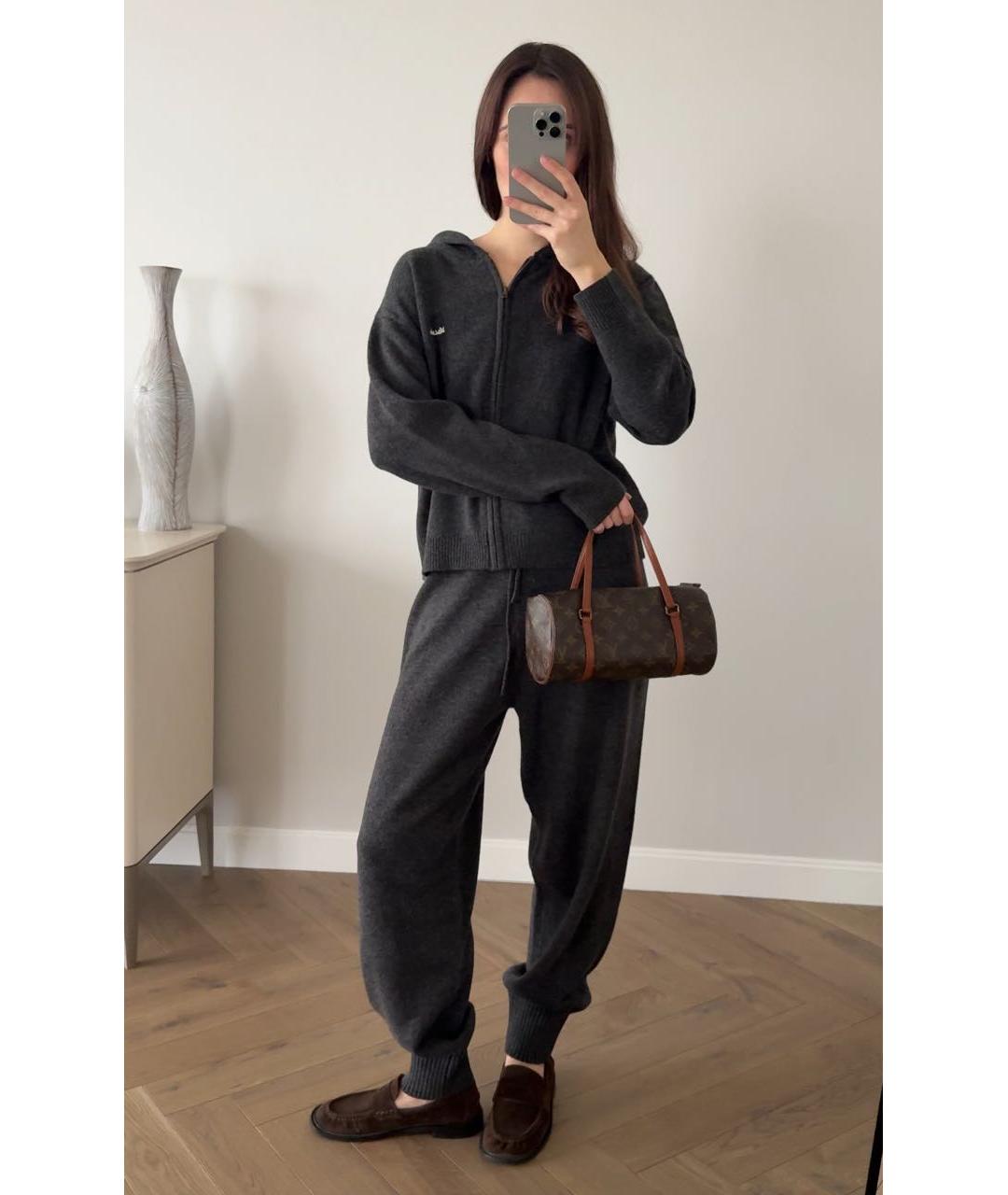 LOUIS VUITTON Коричневая сумка с короткими ручками, фото 5