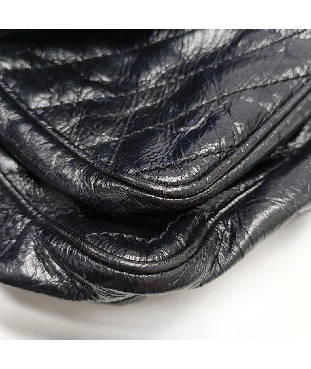SAINT LAURENT Черная кожаная сумка через плечо, фото 6