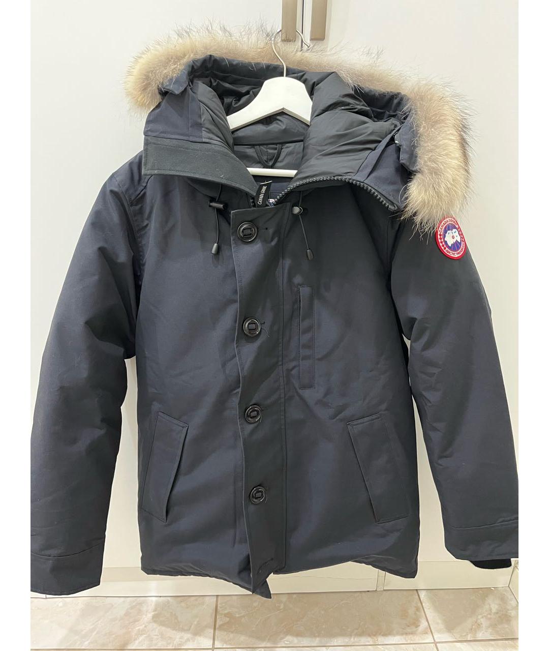 CANADA GOOSE Темно-синий пуховик, фото 8