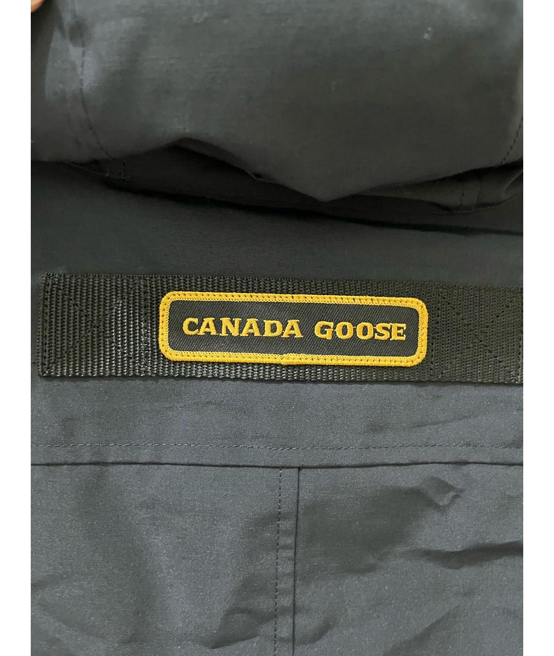 CANADA GOOSE Темно-синий пуховик, фото 6