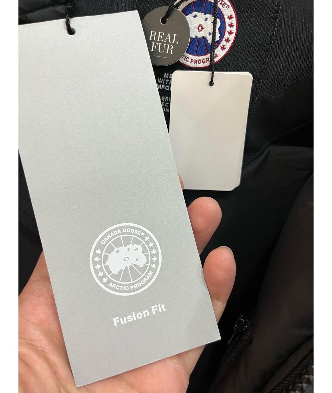 CANADA GOOSE Темно-синий пуховик, фото 3