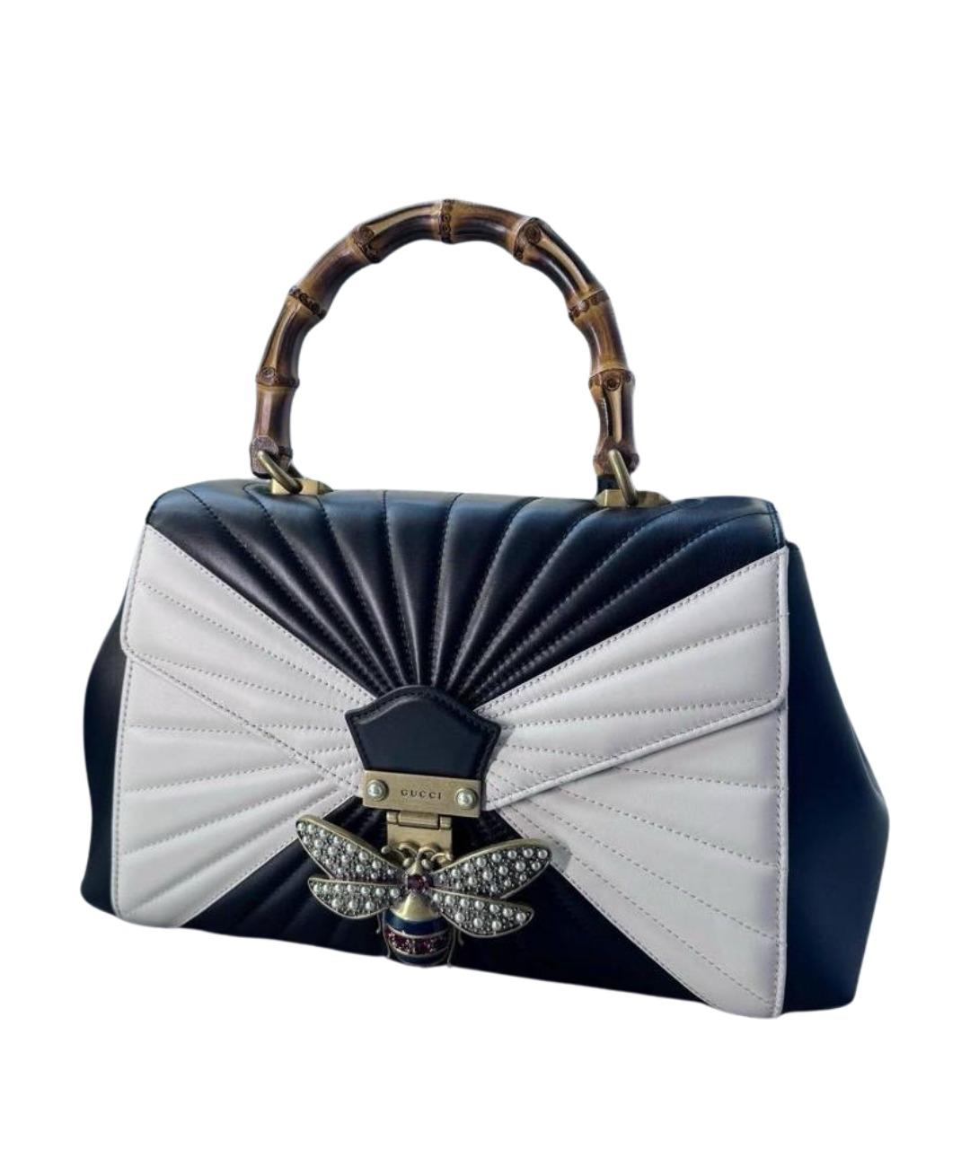 GUCCI Черная кожаная сумка через плечо, фото 1