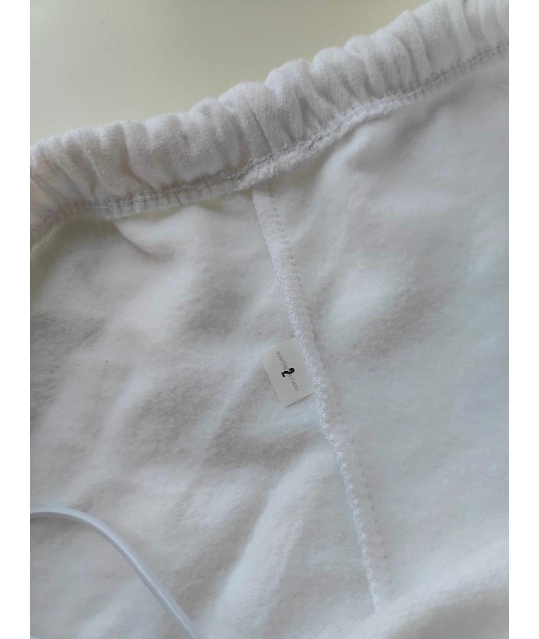 YEEZY Белые хлопковые повседневные брюки, фото 5