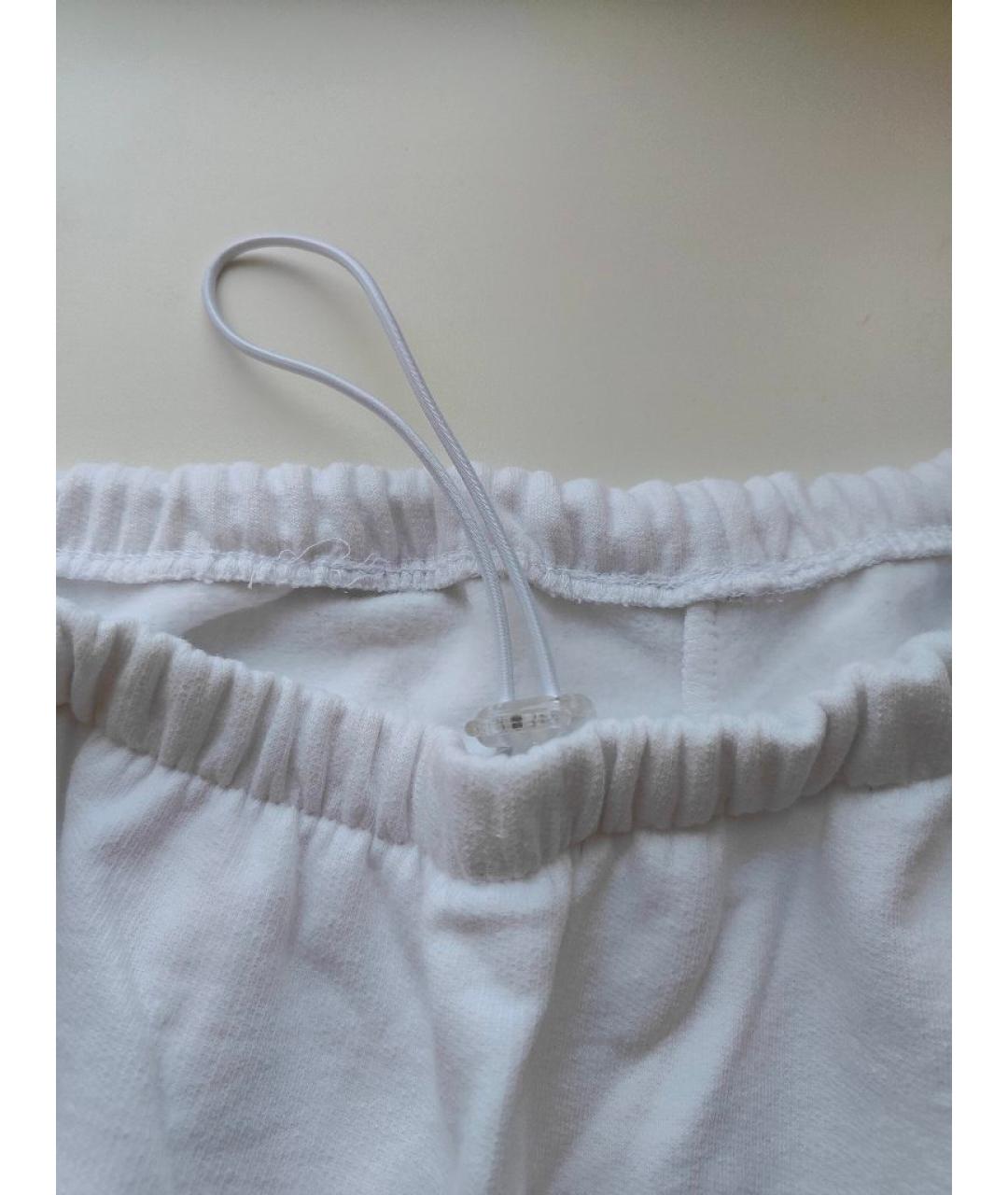 YEEZY Белые хлопковые повседневные брюки, фото 4