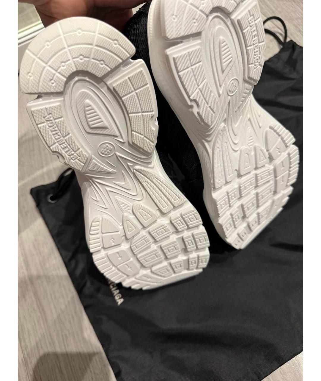 BALENCIAGA Черные текстильные кроссовки, фото 3