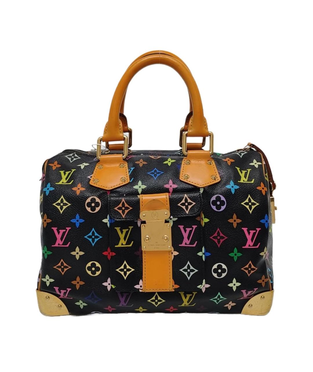 LOUIS VUITTON Черная сумка с короткими ручками, фото 9