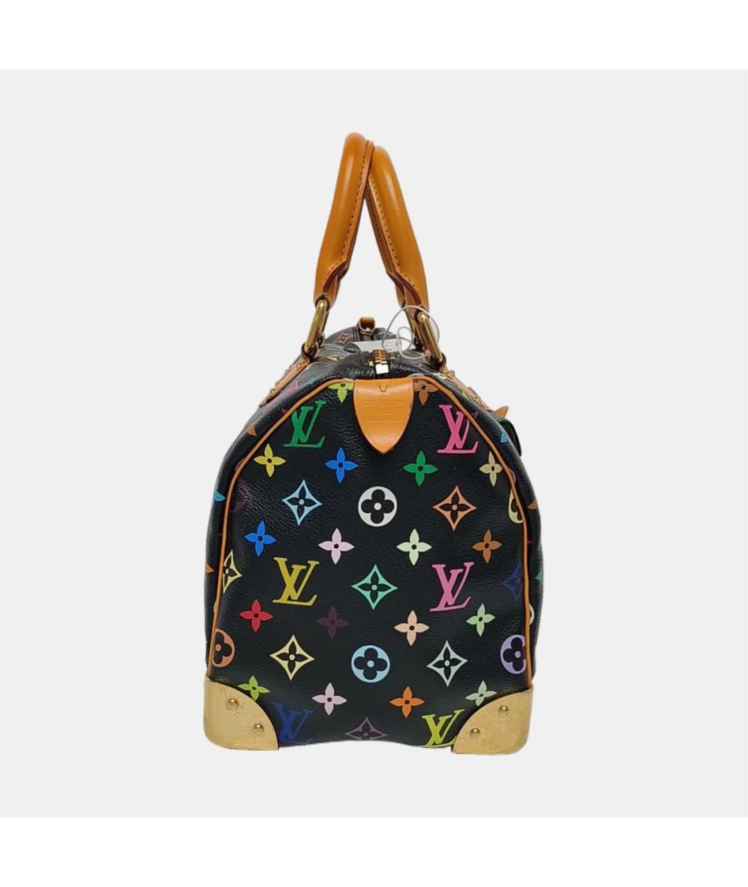 LOUIS VUITTON Черная сумка с короткими ручками, фото 3