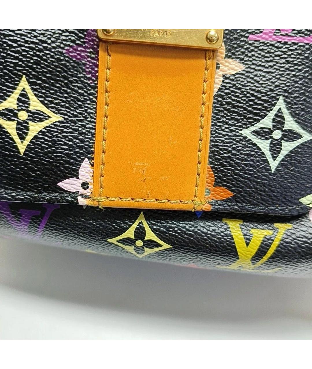 LOUIS VUITTON Черная сумка с короткими ручками, фото 7