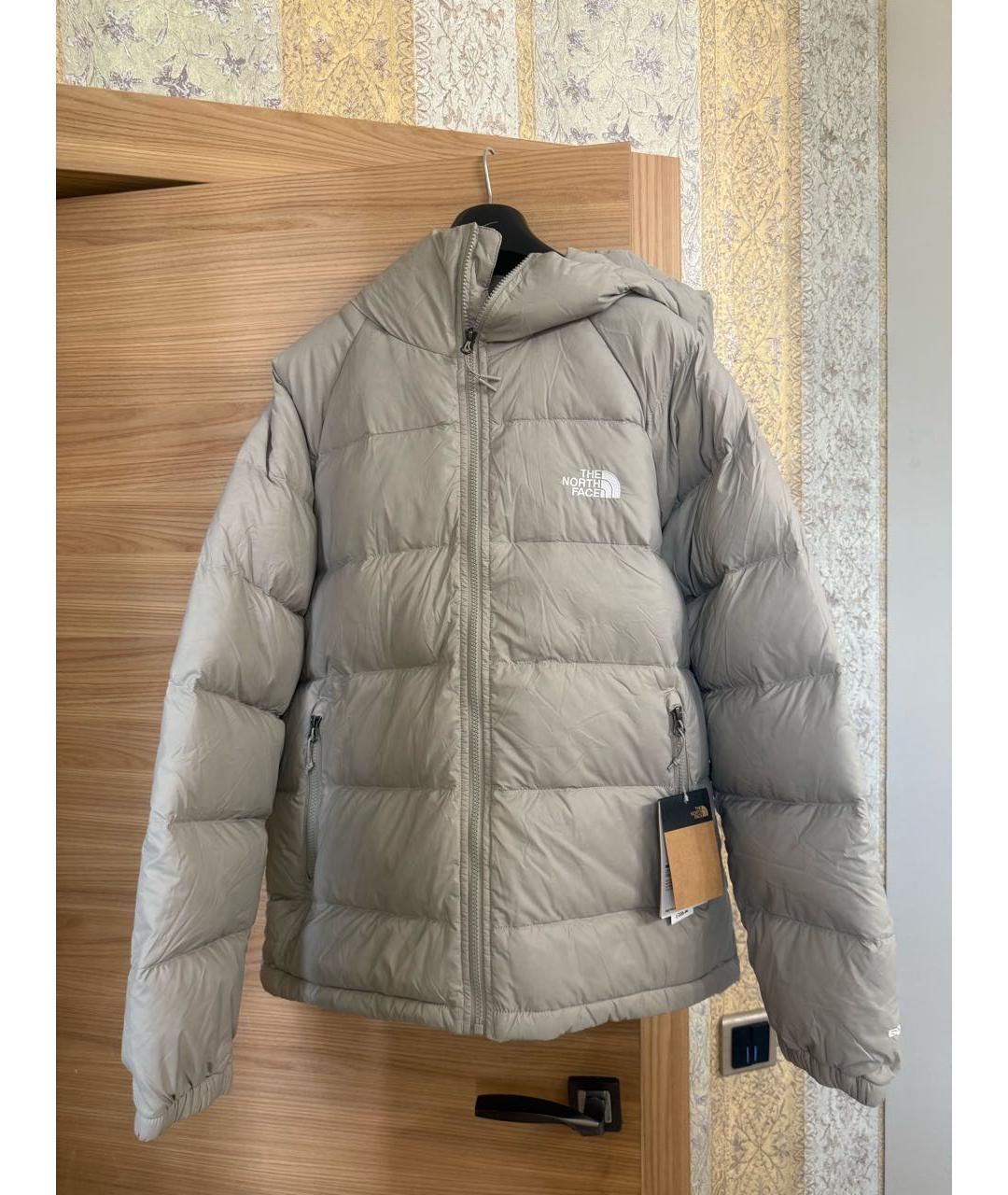 THE NORTH FACE Бежевый полиэстеровый пуховик, фото 5