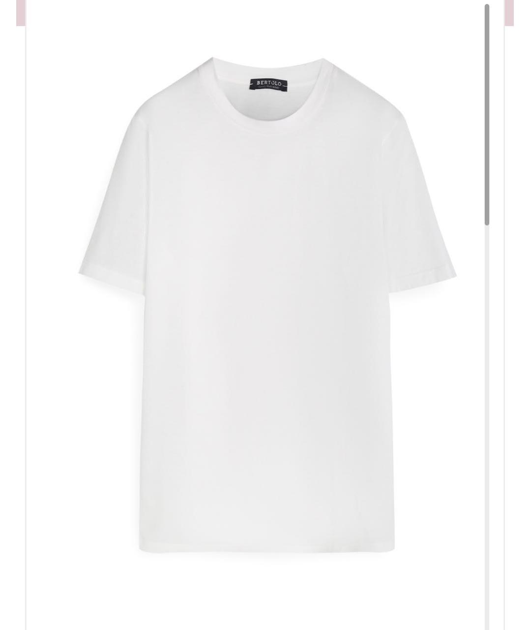 BRUNELLO CUCINELLI Белая хлопковая футболка, фото 9