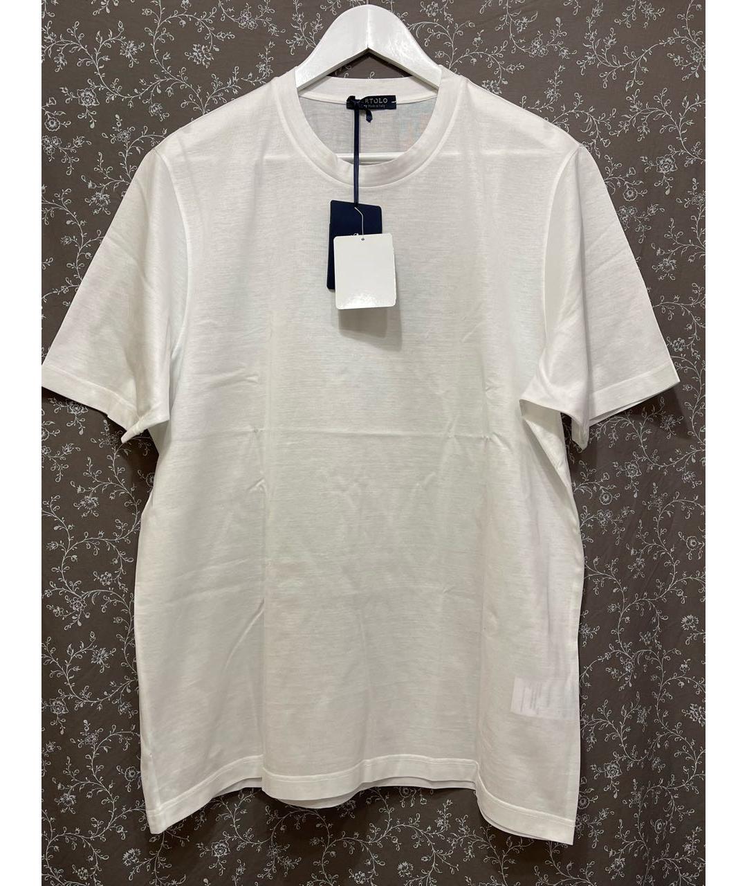 BRUNELLO CUCINELLI Белая хлопковая футболка, фото 5