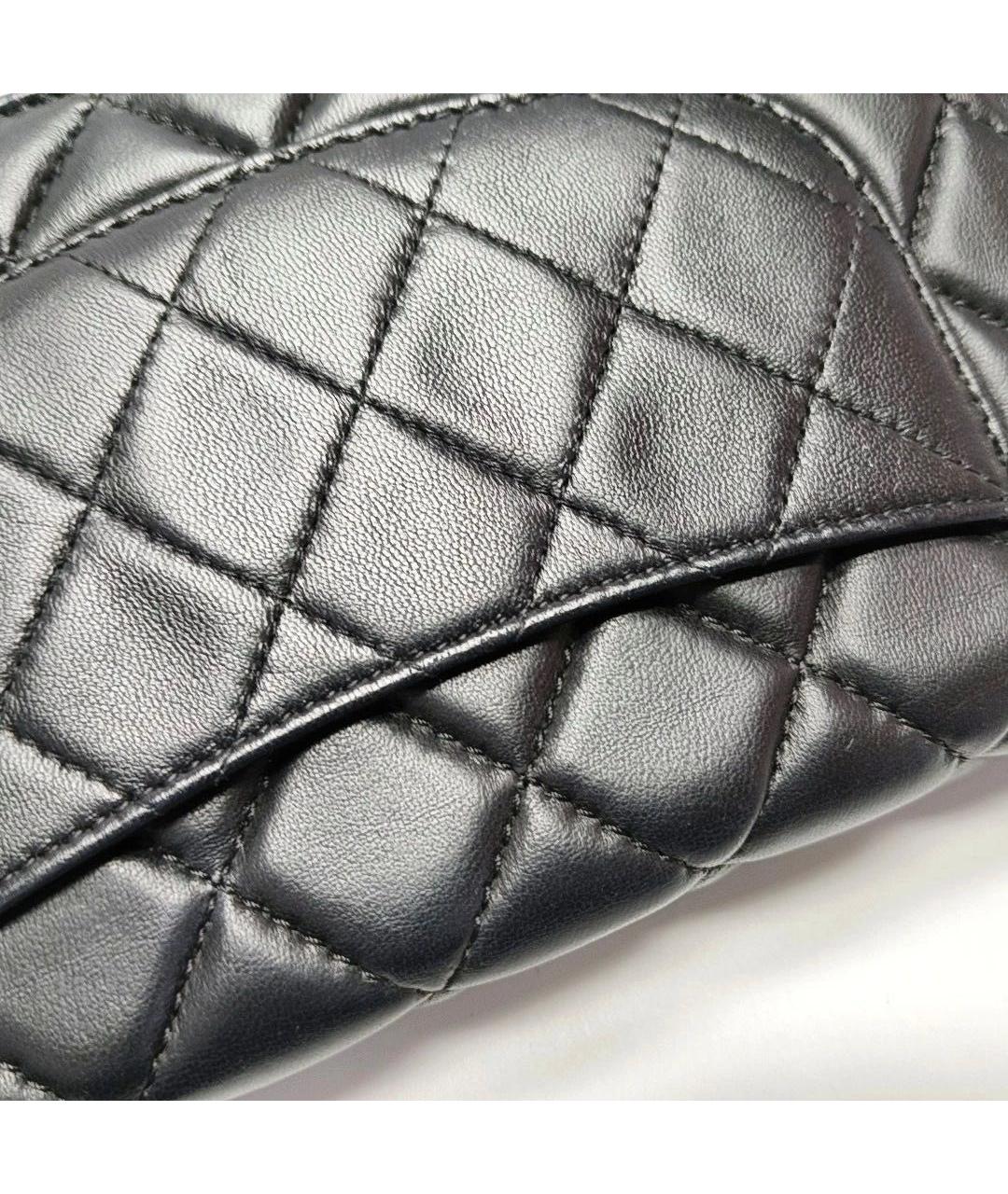 CHANEL Черная кожаная сумка через плечо, фото 7
