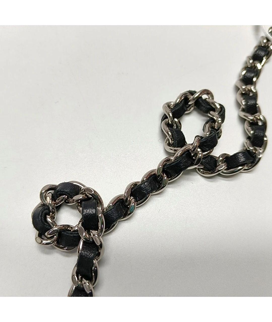 CHANEL Черная кожаная сумка через плечо, фото 8