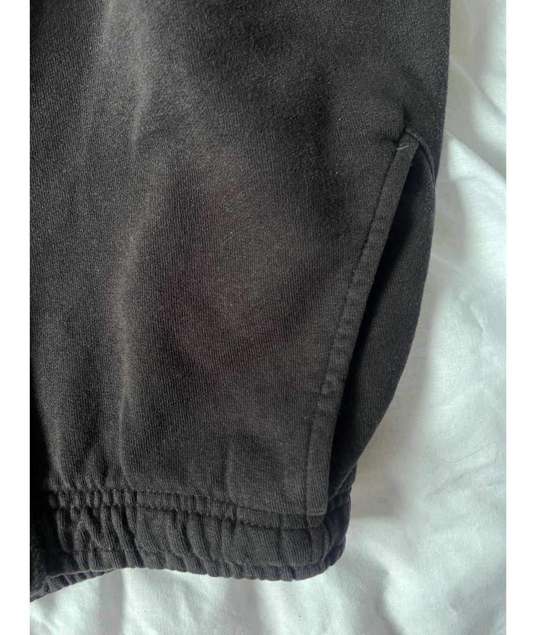 SPORTY AND RICH Антрацитовые хлопковые спортивные брюки и шорты, фото 6