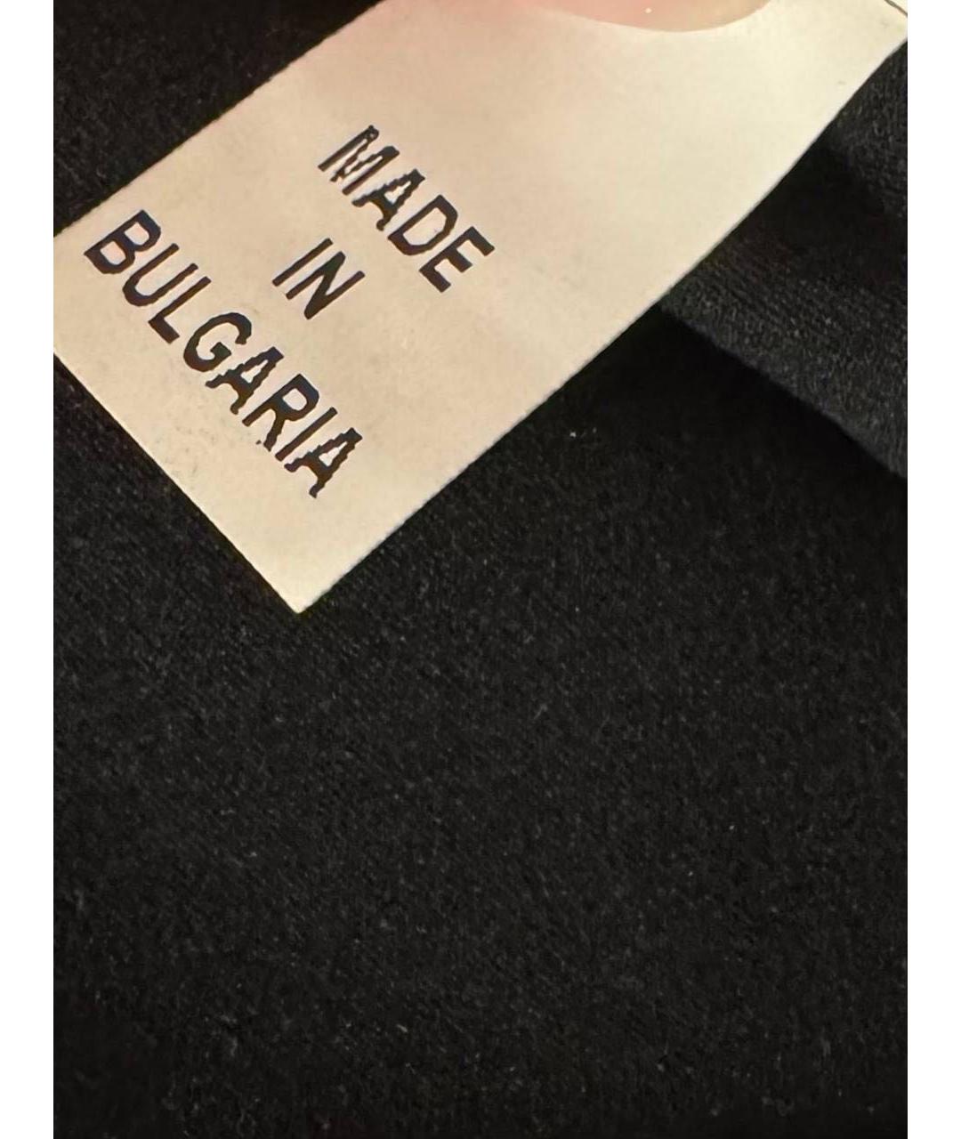 DOLCE&GABBANA Черная атласная майка, фото 5