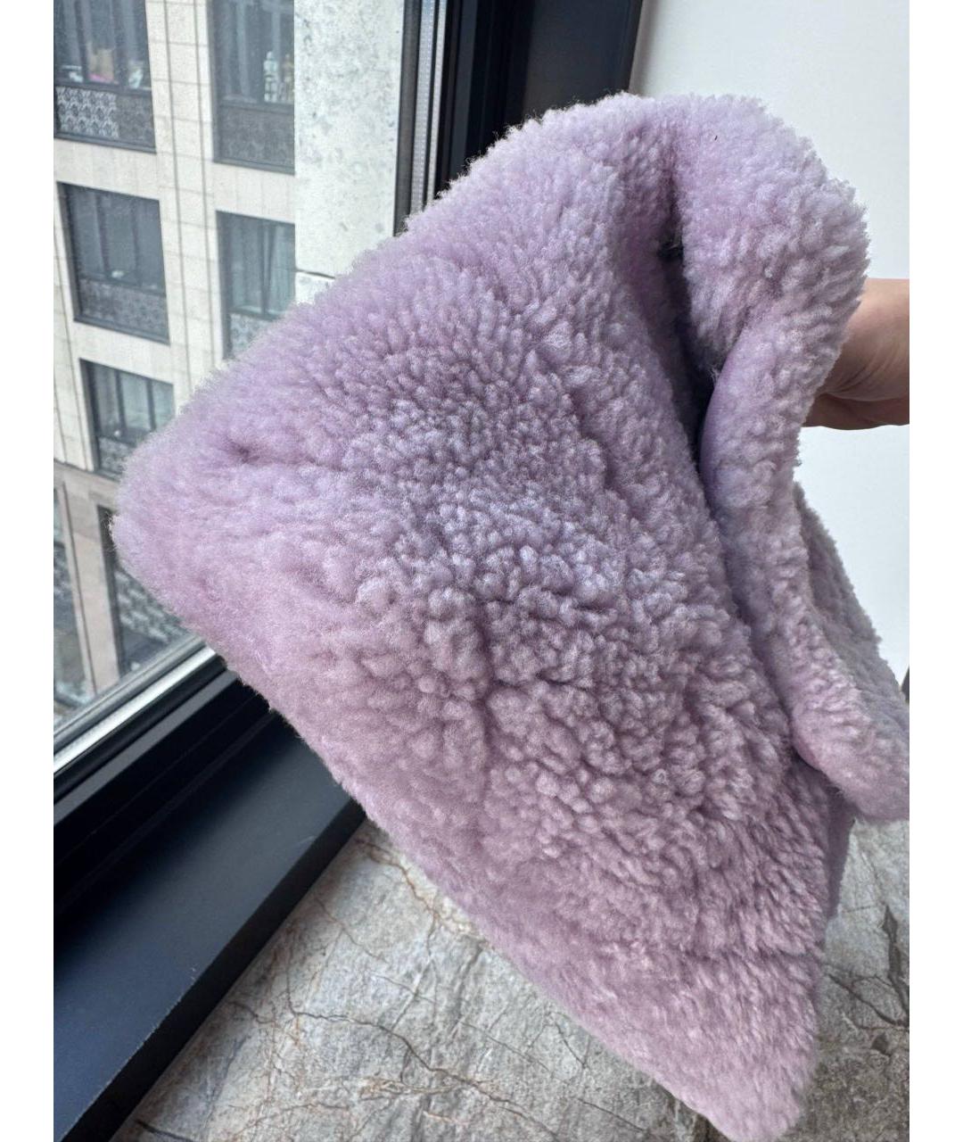 SAINT LAURENT Розовая меховая сумка через плечо, фото 2