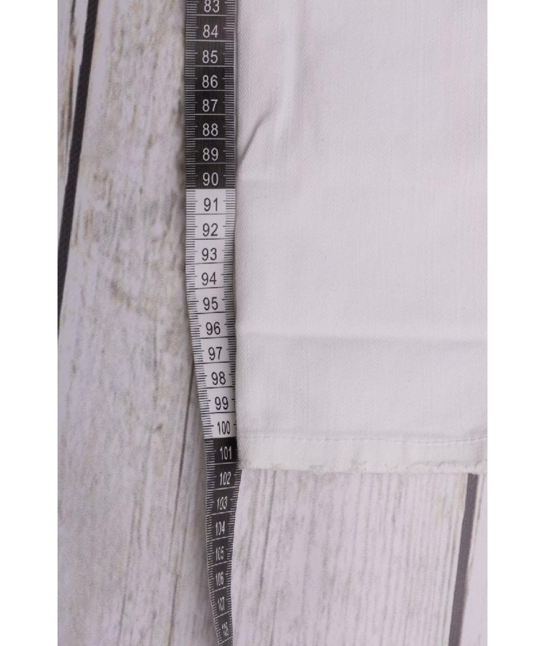 DSQUARED2 Белые хлопковые джинсы слим, фото 9