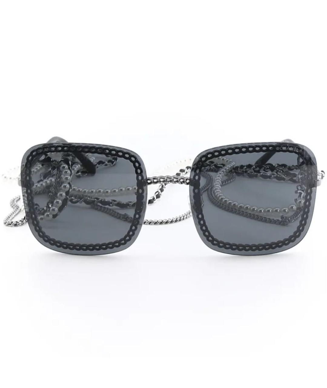 CHANEL Черные солнцезащитные очки, фото 3