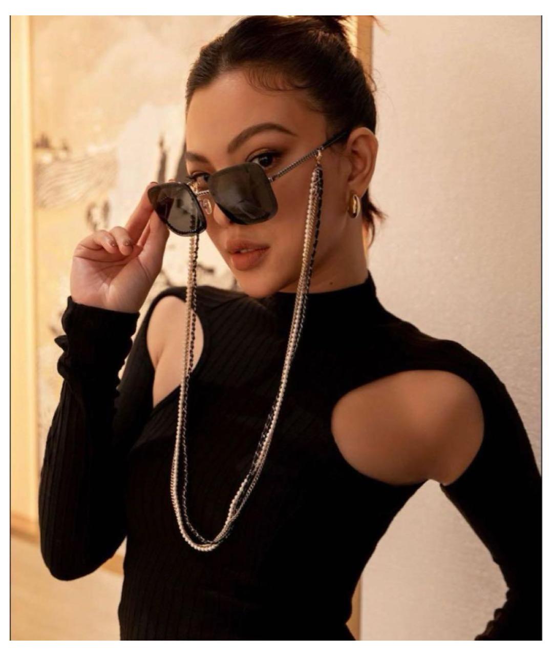 CHANEL Черные солнцезащитные очки, фото 2