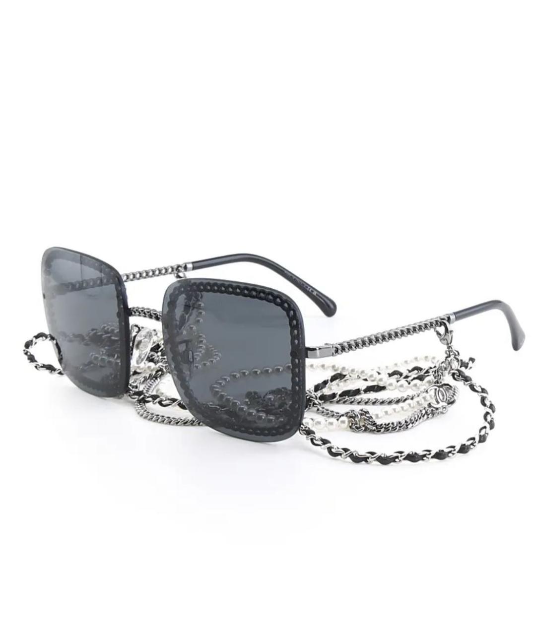 CHANEL Черные солнцезащитные очки, фото 1