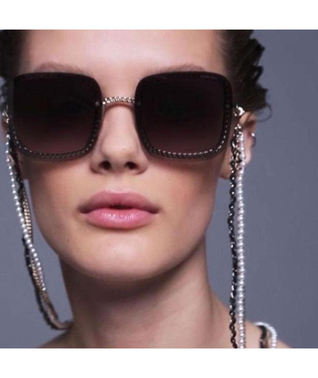CHANEL Черные солнцезащитные очки, фото 6