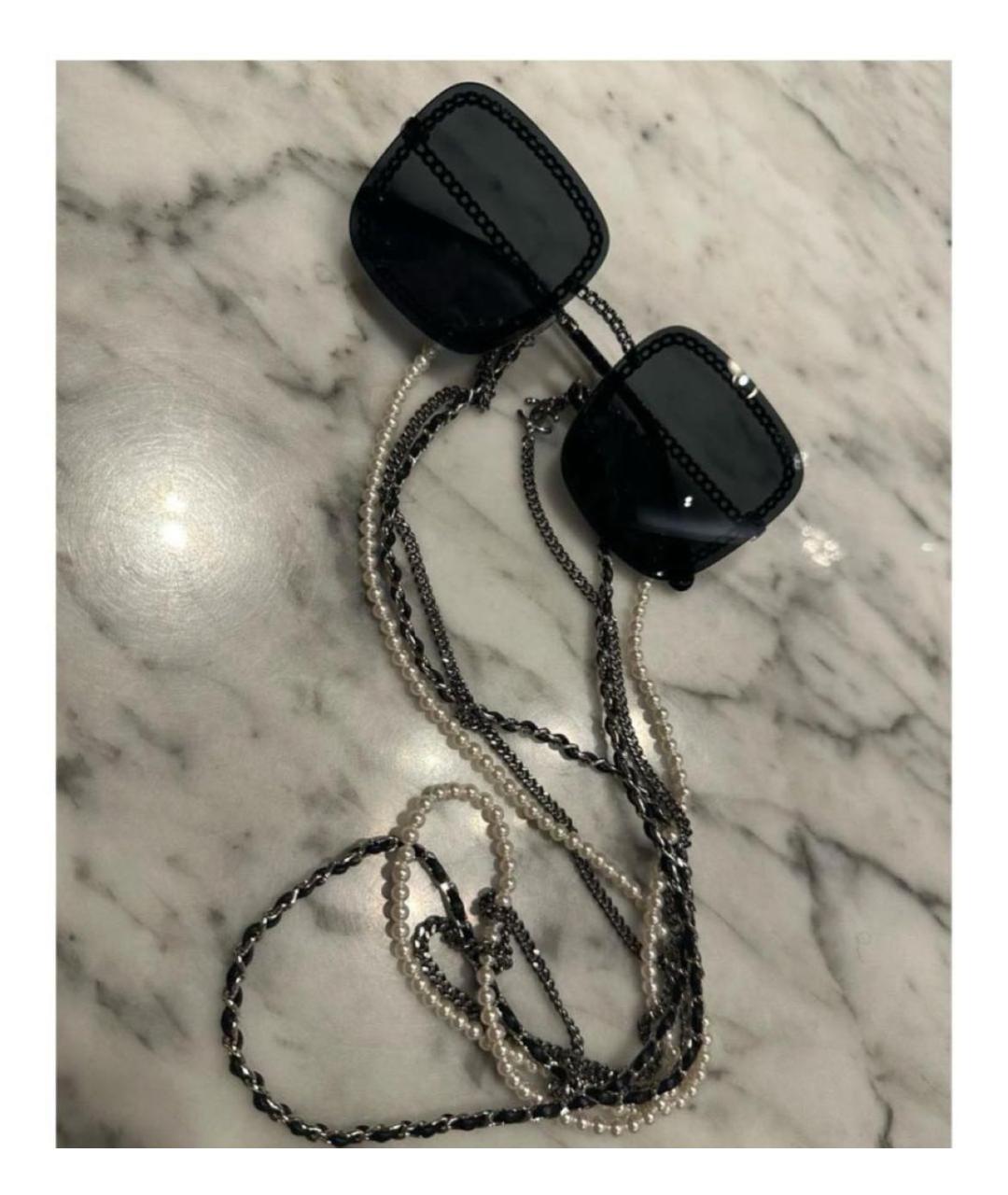 CHANEL Черные солнцезащитные очки, фото 4