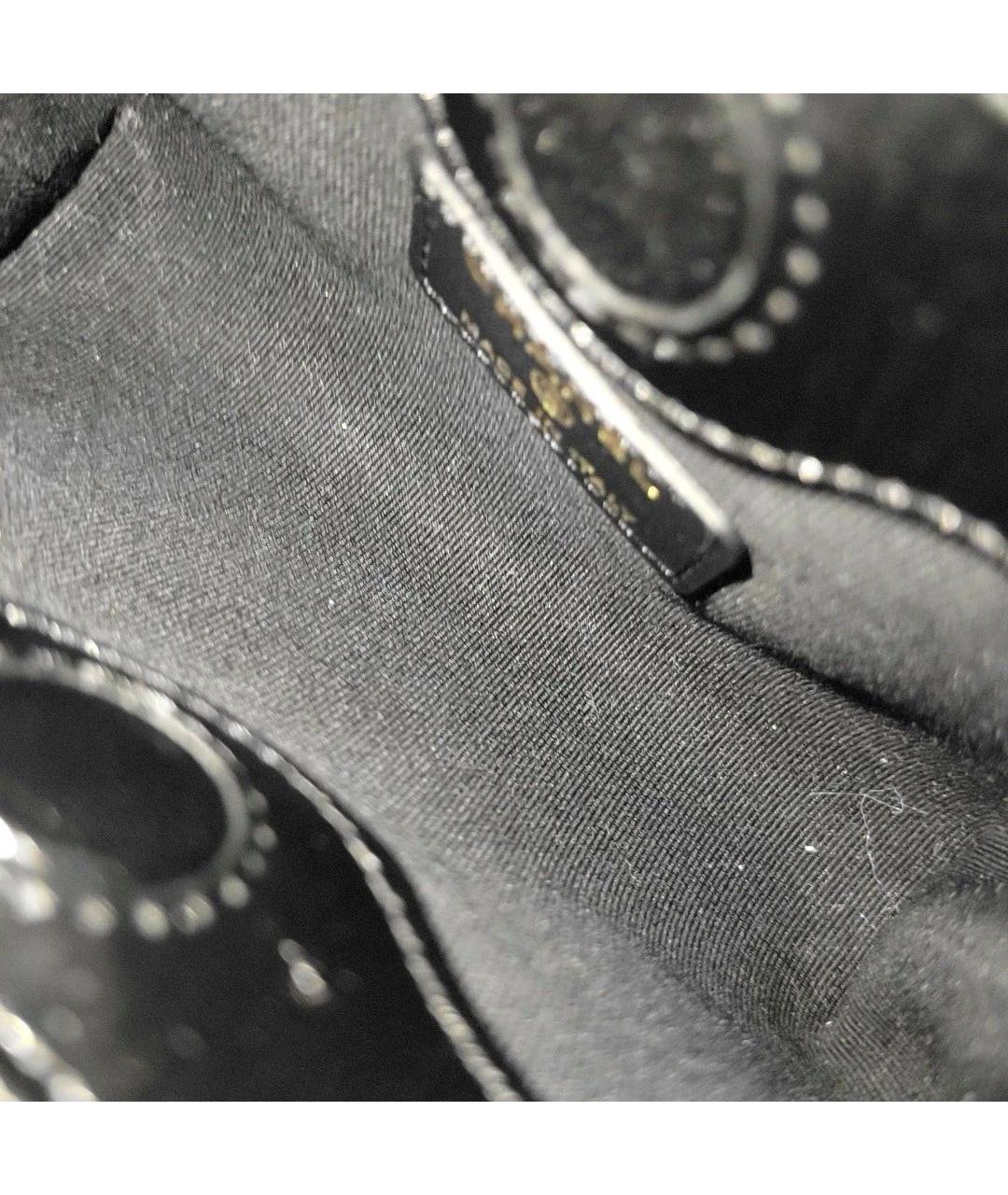 CHANEL Черная кожаная сумка через плечо, фото 7