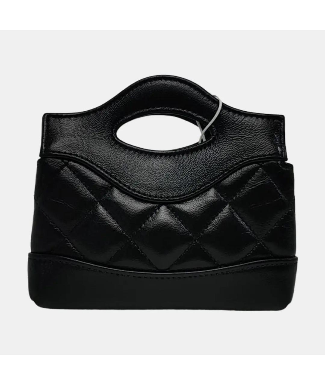 CHANEL Черная кожаная сумка через плечо, фото 4