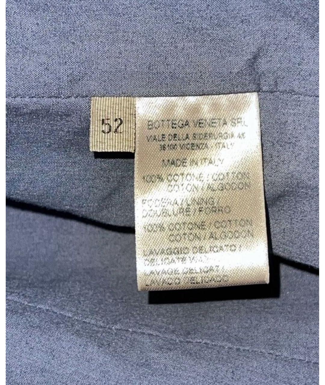 BOTTEGA VENETA Голубой хлопковый пиджак, фото 3