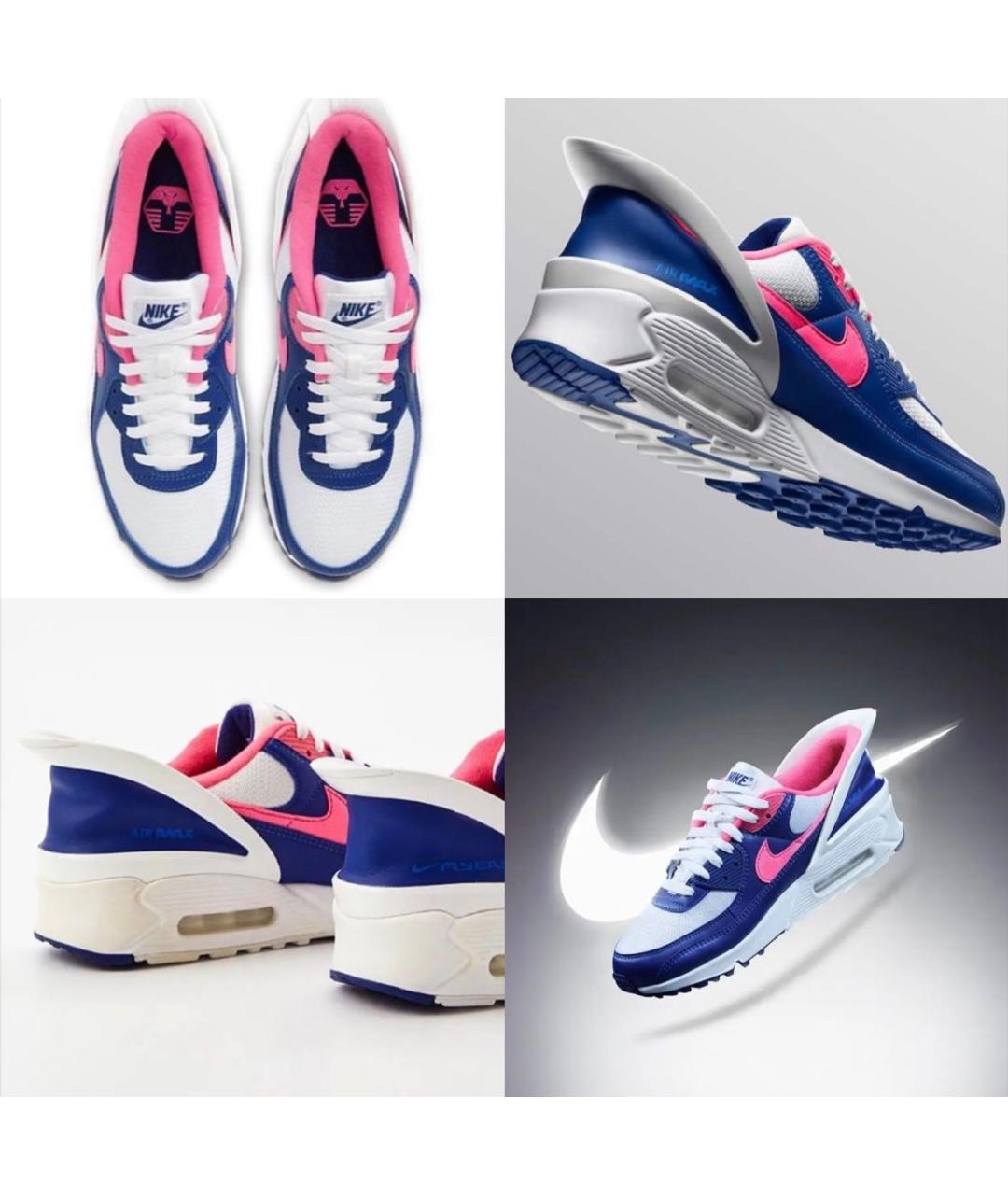 NIKE Мульти кожаные низкие кроссовки / кеды, фото 2