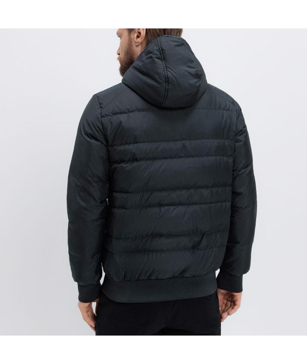 ADIDAS Черный полиэстеровый пуховик, фото 5