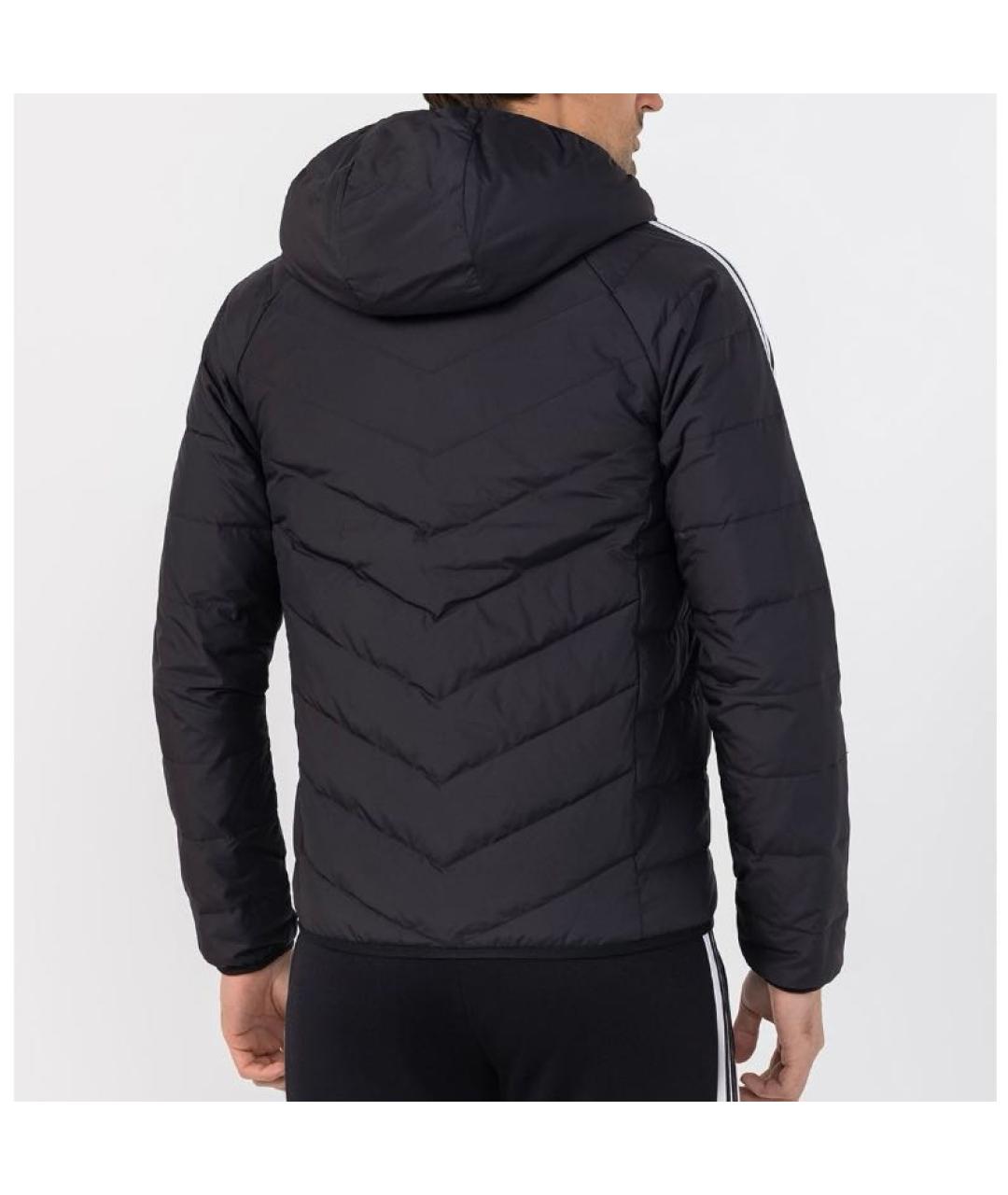 ADIDAS Черный полиэстеровый пуховик, фото 3