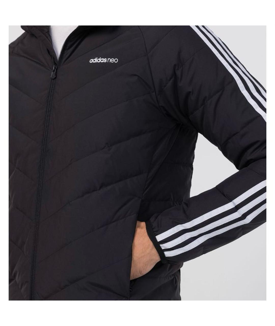 ADIDAS Черный полиэстеровый пуховик, фото 5