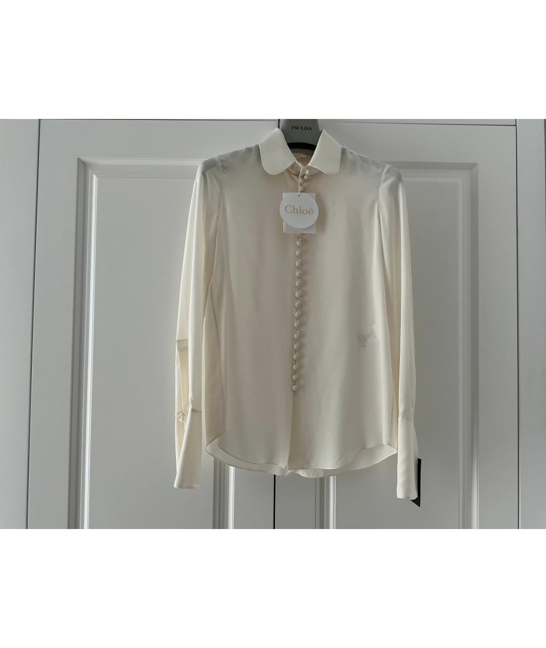 CHLOE Белая рубашка, фото 5