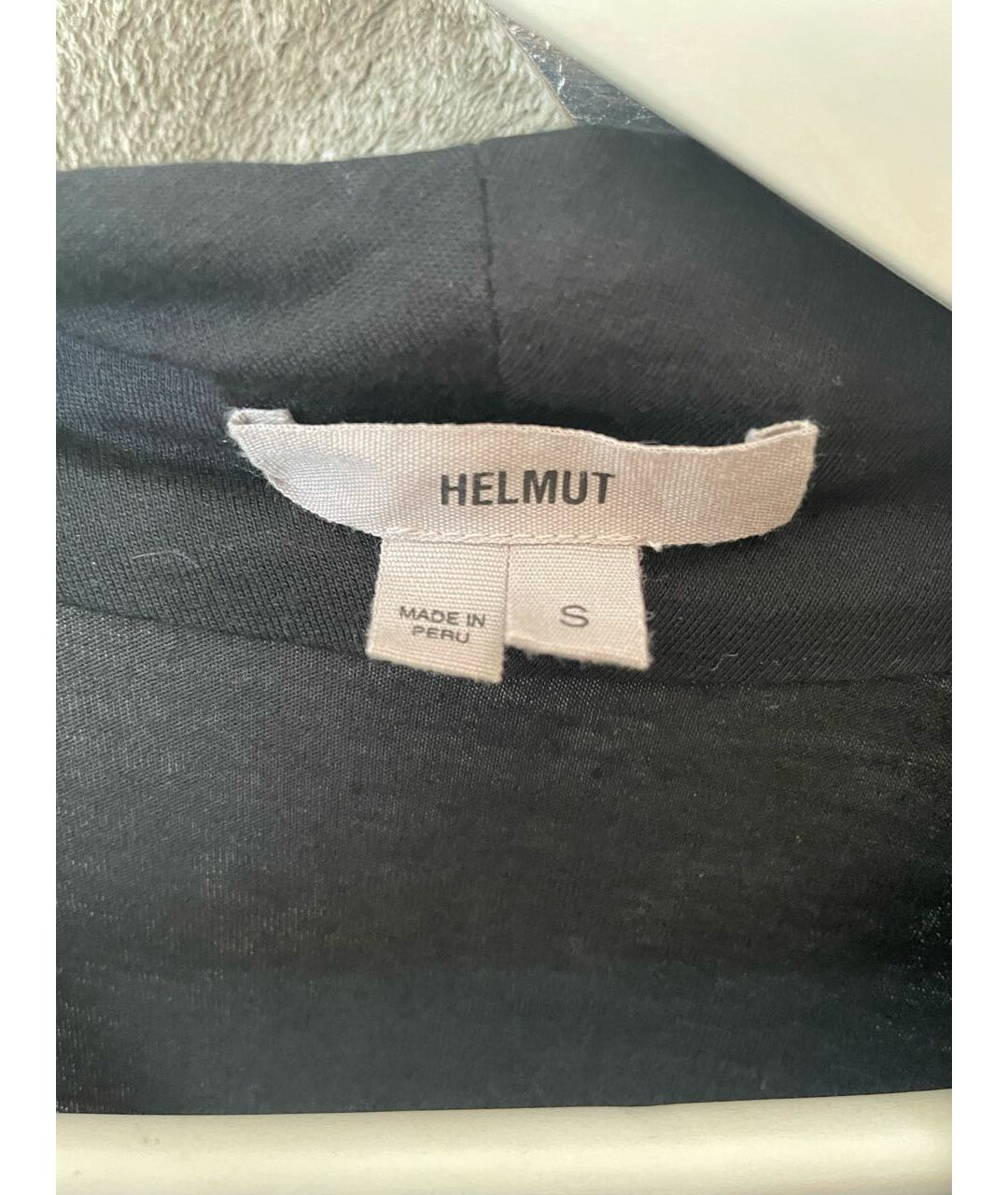 HELMUT LANG Черная хлопковая майка, фото 3