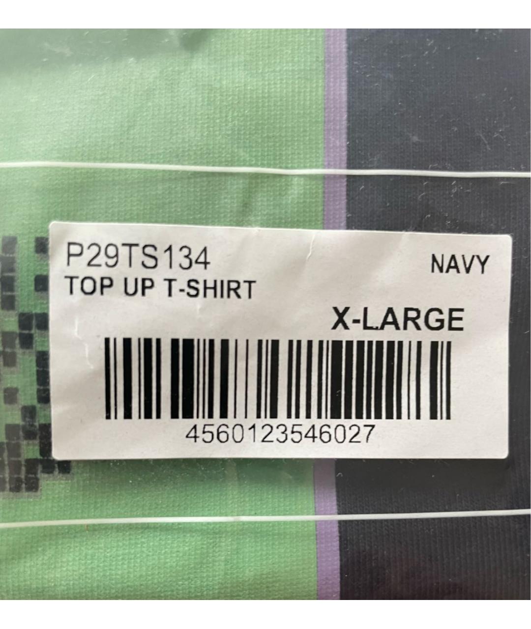 PALACE Темно-синяя хлопковая футболка, фото 4