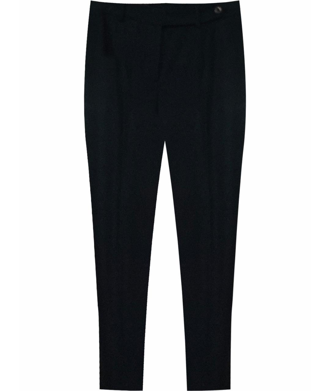 LORO PIANA Синие кашемировые прямые брюки, фото 1