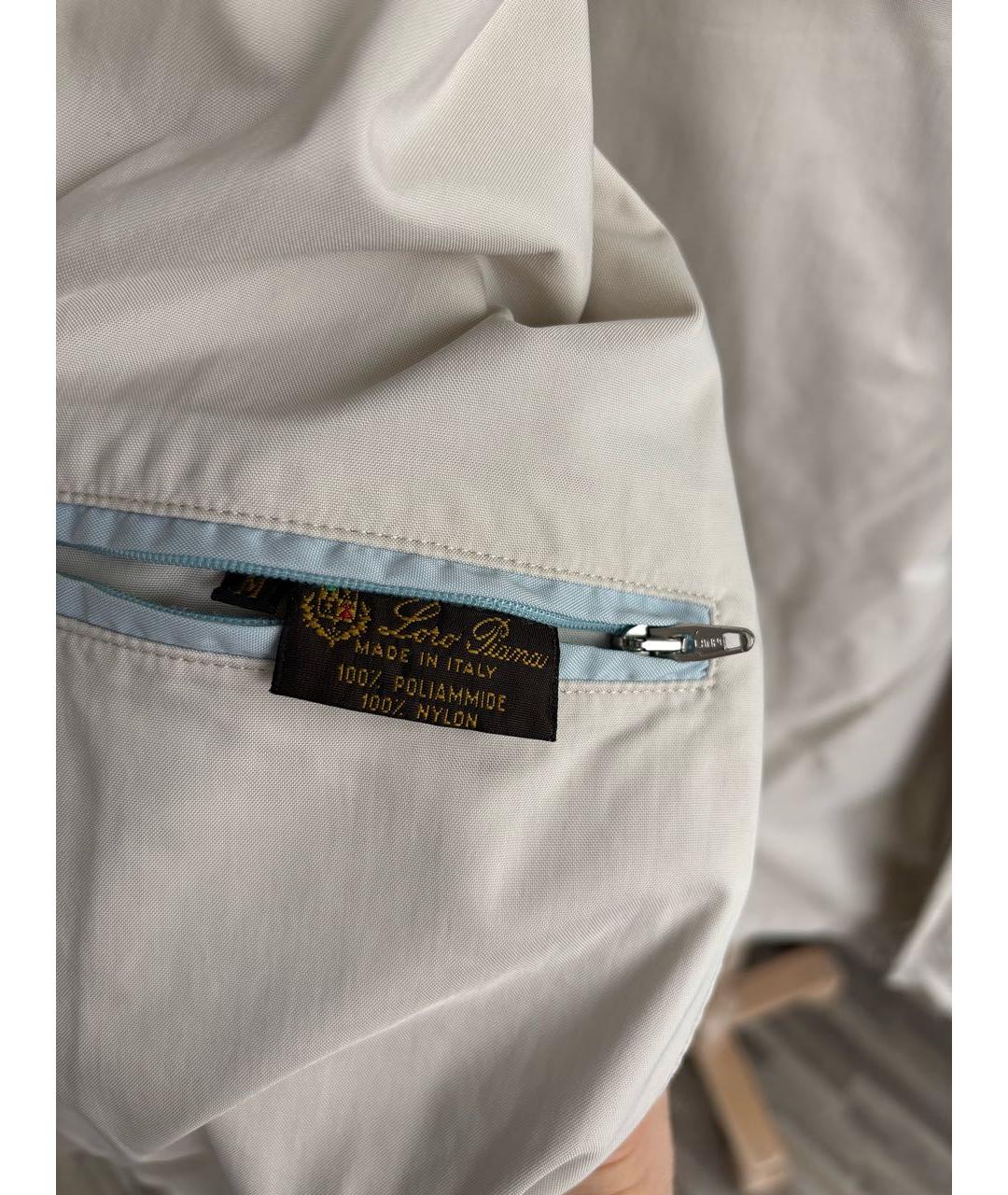 LORO PIANA Бежевая полиамидовая куртка, фото 6